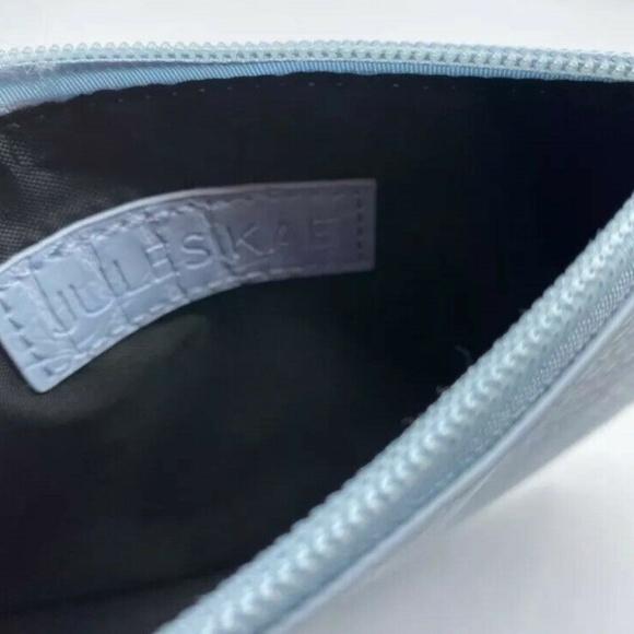 Jules Kae Blue Snake Pouch with Detachable Wrist S - Picture 7 of 16